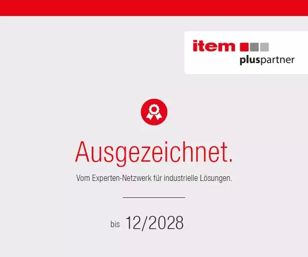 Beständigkeit seit 2014 - Bis 2028 sind wir wieder item-Pluspartner!